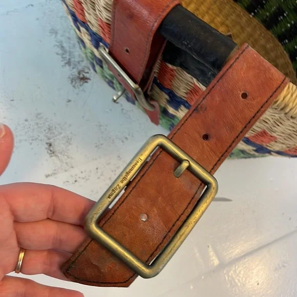 African market bicycle basket multicolored - Picture 5 of 15